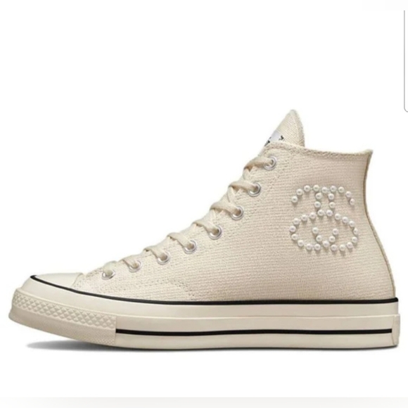 Converse X Stussy Fossil Pearl Chuck 70 High-Tops *NWT* - Picture 4 of 13